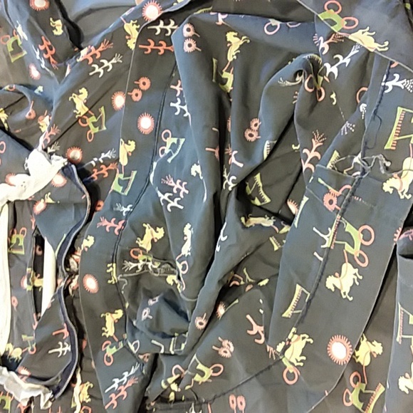 Vintage amish dress handmade buggy/carriage print - Picture 7 of 7